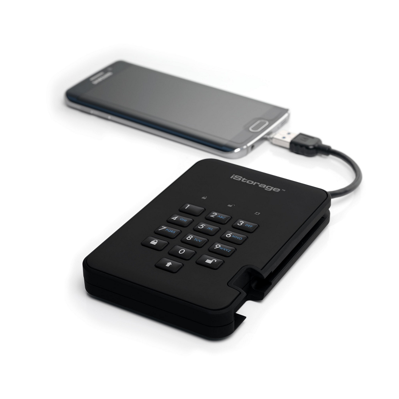 iStorage diskAshur2 SSD - Phantom Black