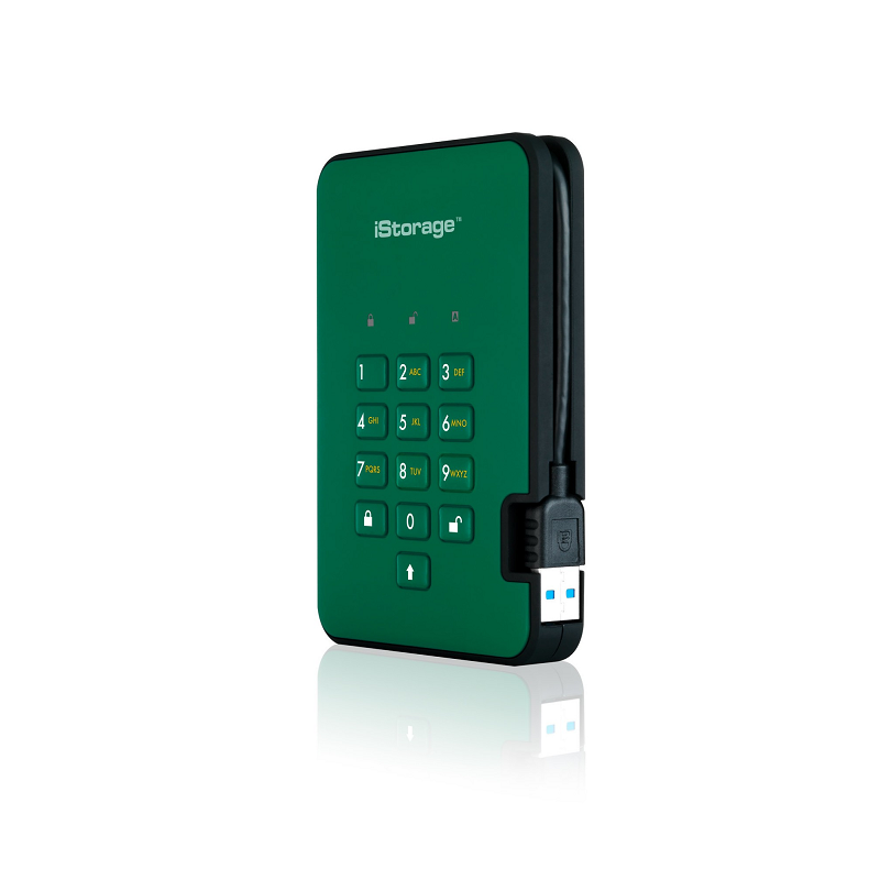 iStorage diskAshur2 SSD - Racing Green