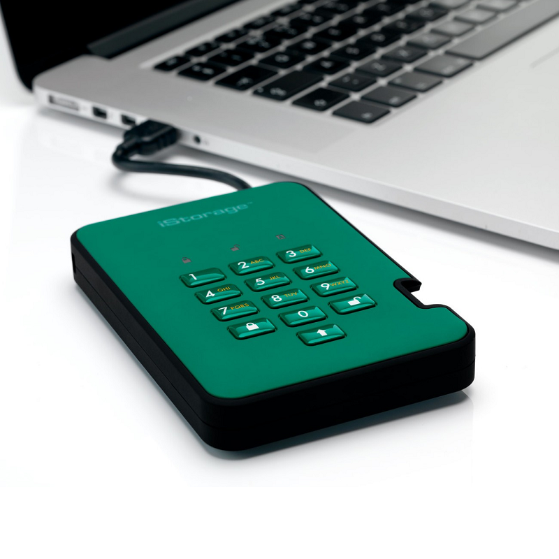 iStorage diskAshur2 SSD - Racing Green