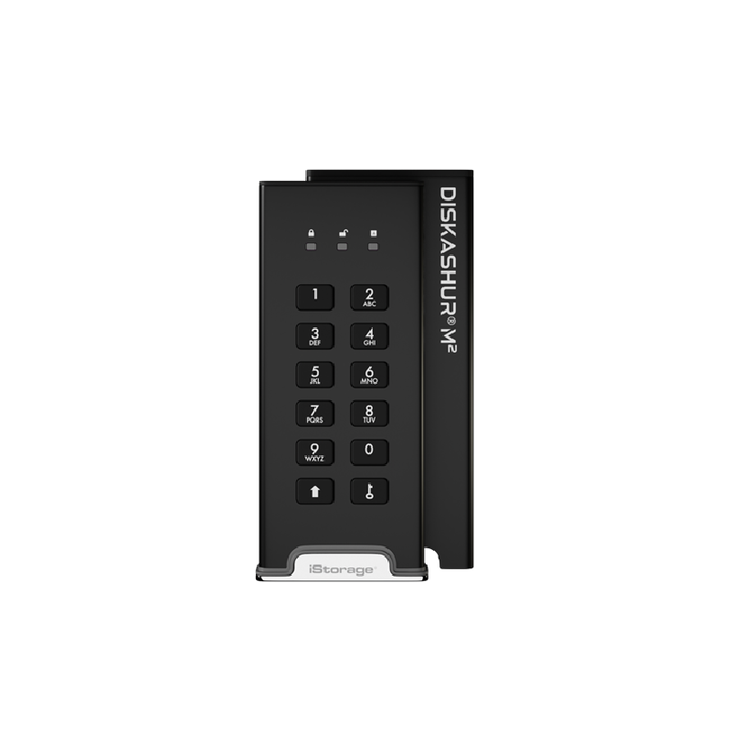 iStorage diskAshur M2 Hardware Encrypted USB 3.2 Portable SSD