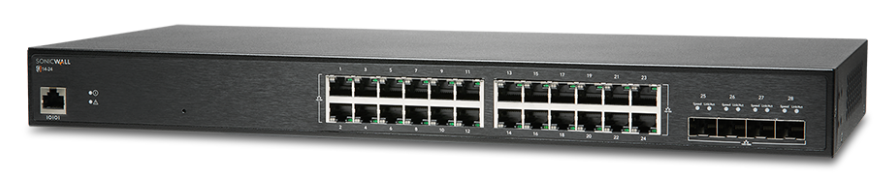 SonicWall 02-SSC-2468 SWS14-24FPOE Managed L2 Gigabit Ethernet Black 1U PoE