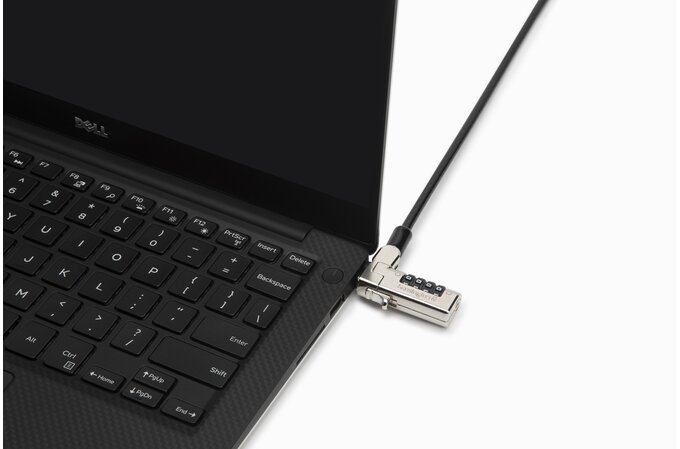 Kensington K68008EU Slim N17 Combination Laptop Lock for Wedge-Shaped Slots