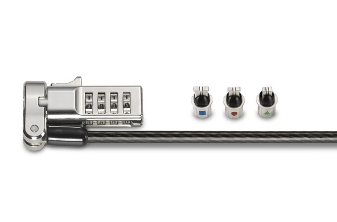 Kensington K62316WW Universal 3-in-1 Combination Laptop Lock