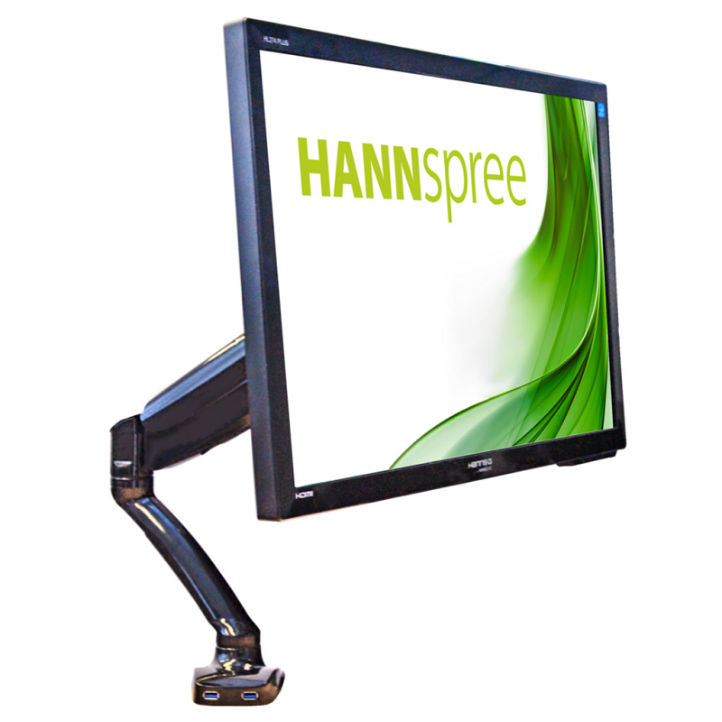 Hannspree 80-04000008G000 Monitor Mount/Stand 68.6 cm - Black