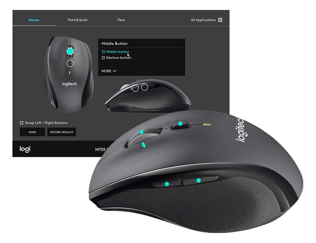 Logitech 910-001949 M705 Marathon
