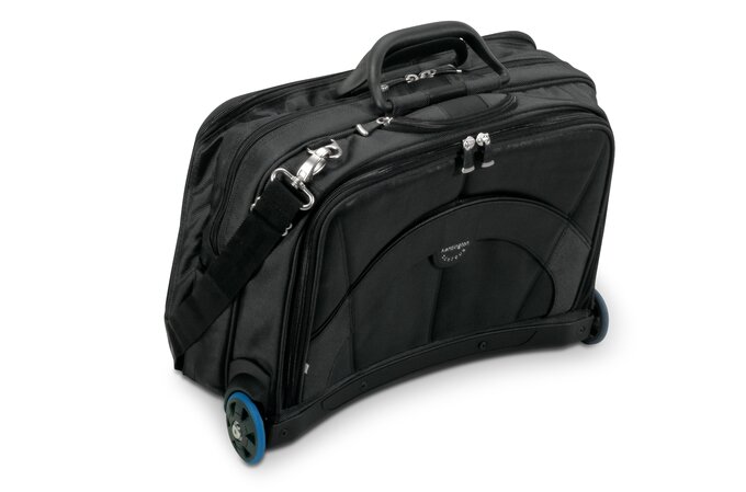 Kensington 62348 Contour Roller Laptop Case - 17in/43.3cm - Black