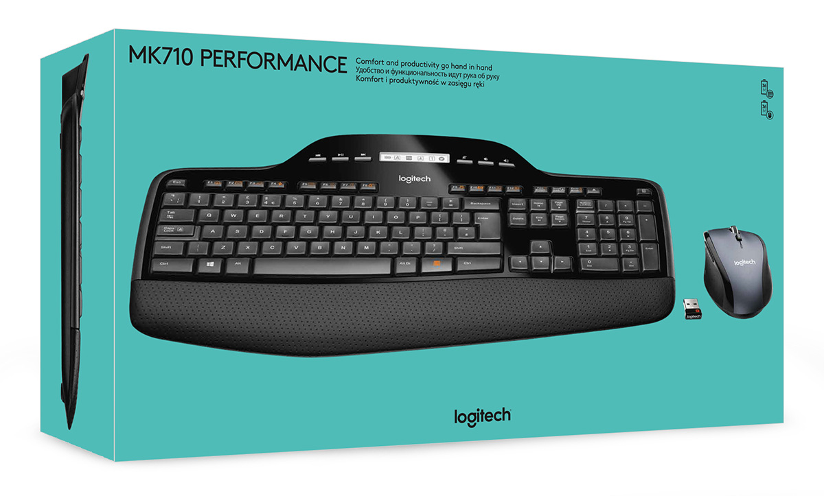 Logitech 920-002429 MK710 Performance Wireless Keyboard And Mouse Combo