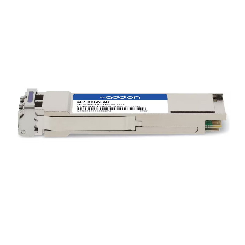 AddOn Dell 407-BBGN Compatible Singlemode Fibre QSFP+ Transceiver