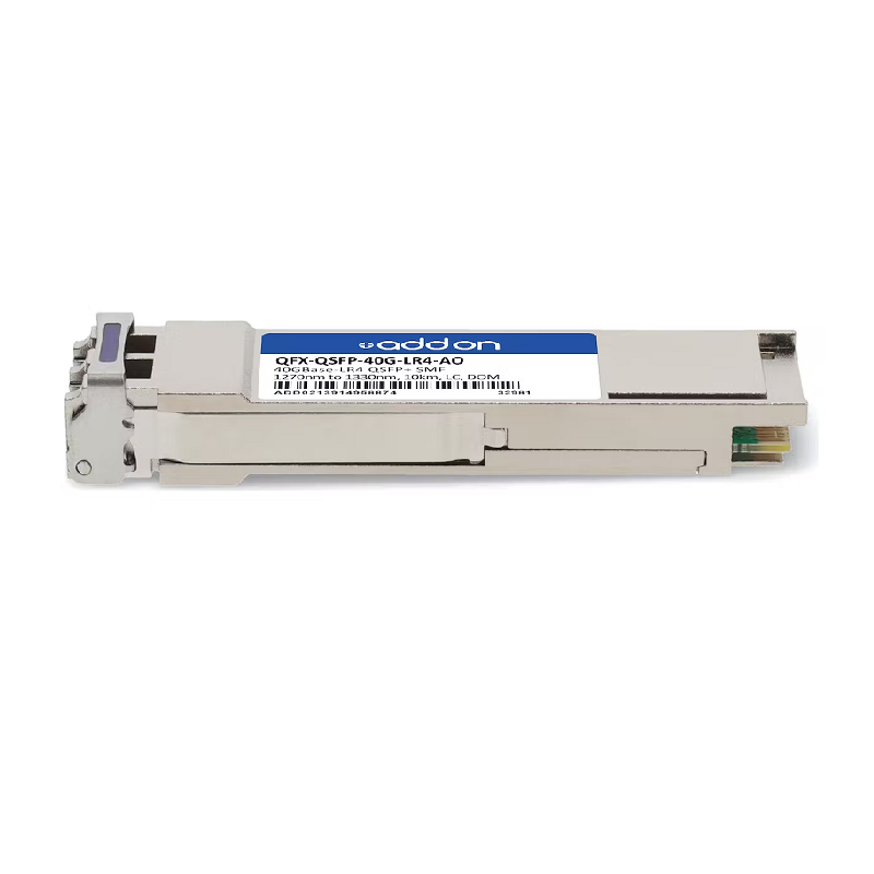 AddOn Juniper Networks QFX-QSFP-40G-LR4 Compatible Singlemode QSFP+ Trans
