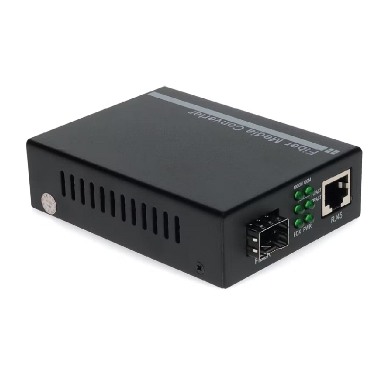 10/100/1000Base-TX(RJ-45) to Open SFP Port Media Converter