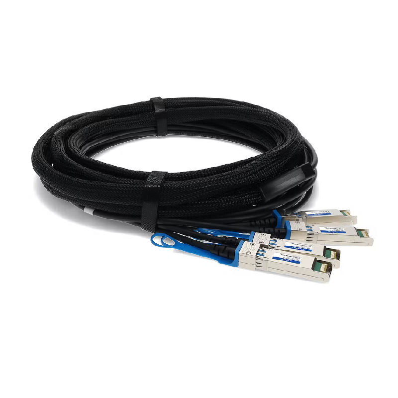 AddOn 40GBase-CU QSFP+ to 4xSFP+ Direct Attach Cable (Passive Twinax, 3m)