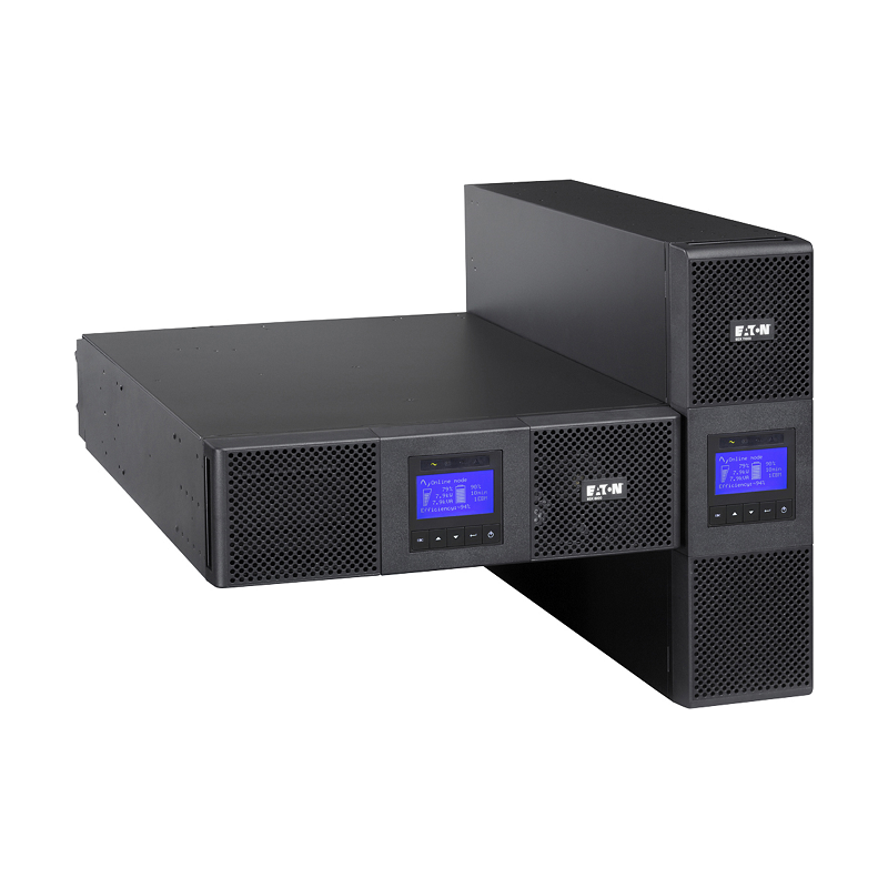Eaton 9SX5KIRT 9SX UPS, 5000 VA, 4500 W, Input: Hardwired, Outputs: (8) C13, (2) C19