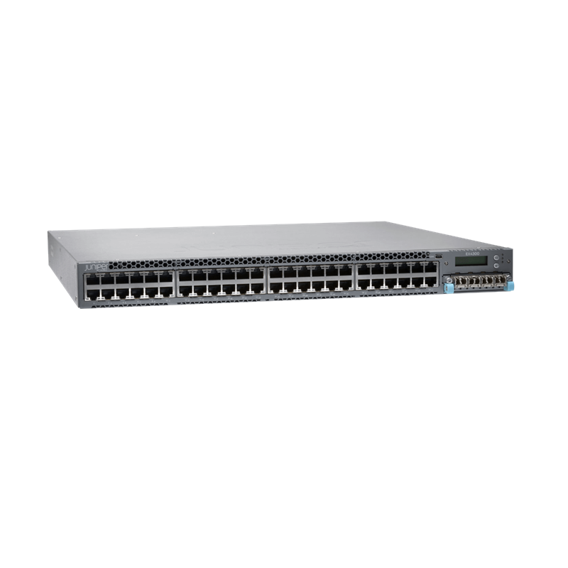 Juniper Networks EX4300-48P - 48 Port 1U Switch 10/100/1000BASE-T, 1100W AC, AFO