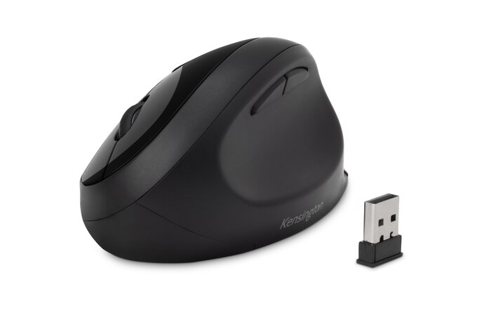 Kensington K75404EU Pro Fit Ergo Wireless Mouse-Black