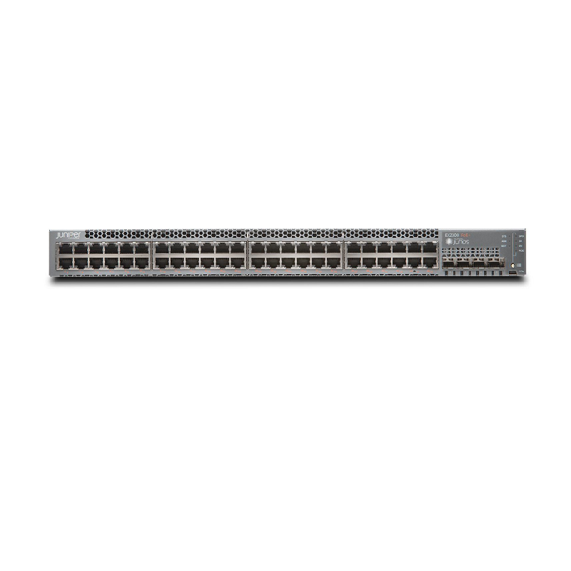 Juniper Networks EX2300-48P EX2300 48-port 10/100/1000BASE-T PoE+, 4 x 1/10GbE SFP/SFP+ Switch