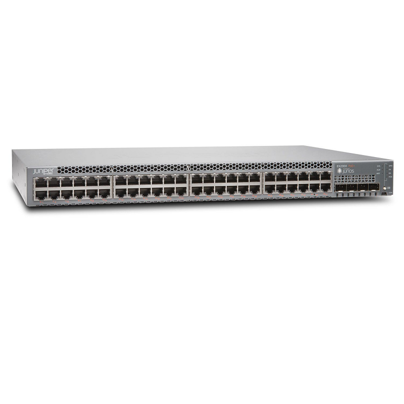 Juniper Networks EX2300-48P EX2300 48-port 10/100/1000BASE-T PoE+, 4 x 1/10GbE SFP/SFP+ Switch