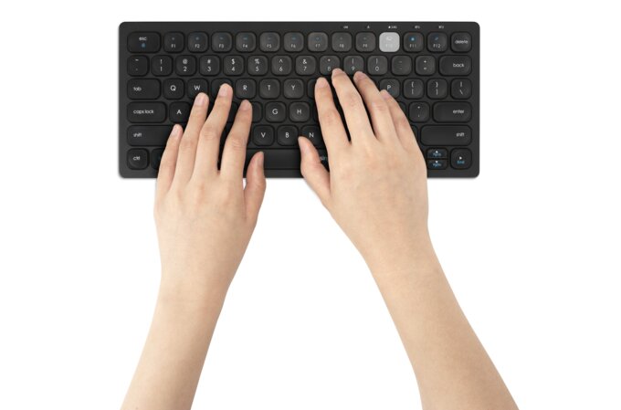 Kensington K75502UK Multi-Device Dual Wireless Compact Keyboard