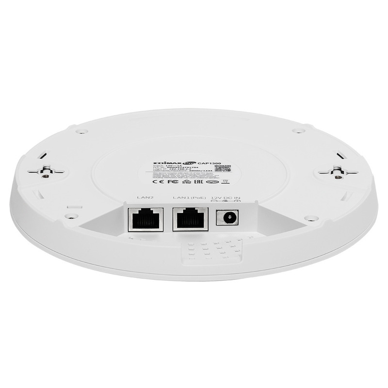 Edimax CAP1300 2 x 2 AC1300 Wave 2 Dual-Band Ceiling-Mount PoE Access Point