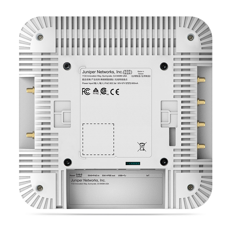 Juniper Networks MIST-AP43E-3S Premium Performance MultiGigabit WiFi 802.11ax Access Point AP43E