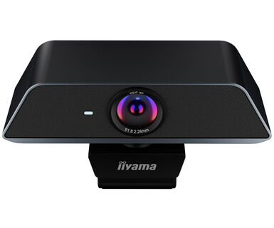 iiyama UC CAM120UL-1 4K Conference Webcam for 120-degree FOV and Autoframing