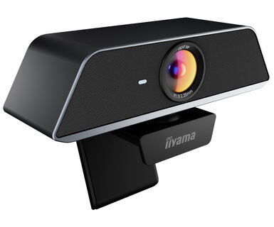 iiyama UC CAM120UL-1 4K Conference Webcam for 120-degree FOV and Autoframing