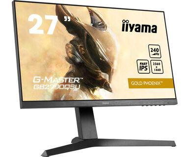 iiyama G-MASTER Gold Pheonix GB2790QSU-B1 Monitor 27in Wide Quad HD LED Black