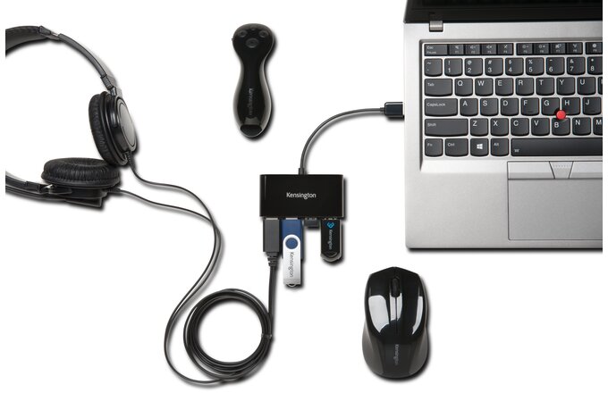 Kensington K39120EU USB 2.0 4-Port Hub