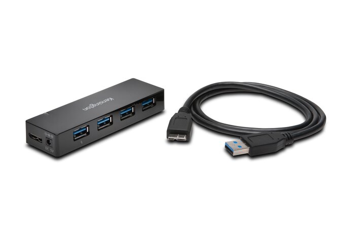 Kensington K39122EU UH4000C USB 3.0 4-Port Hub + Charging