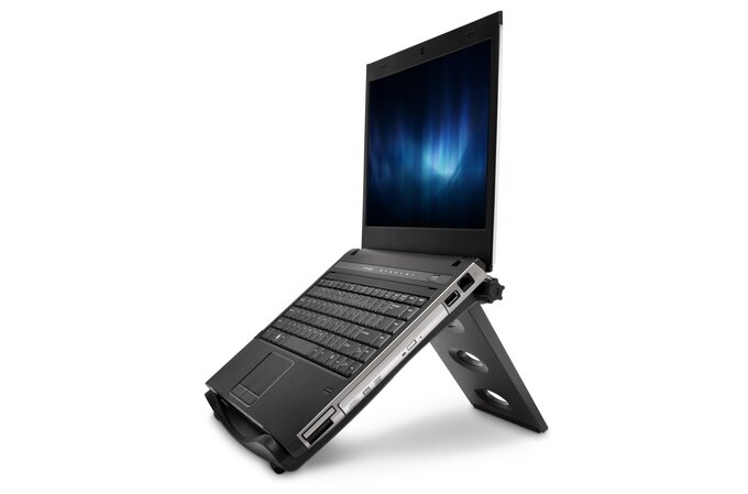 Kensington K52788WW SmartFit Easy Riser Laptop Cooling Stand - Black