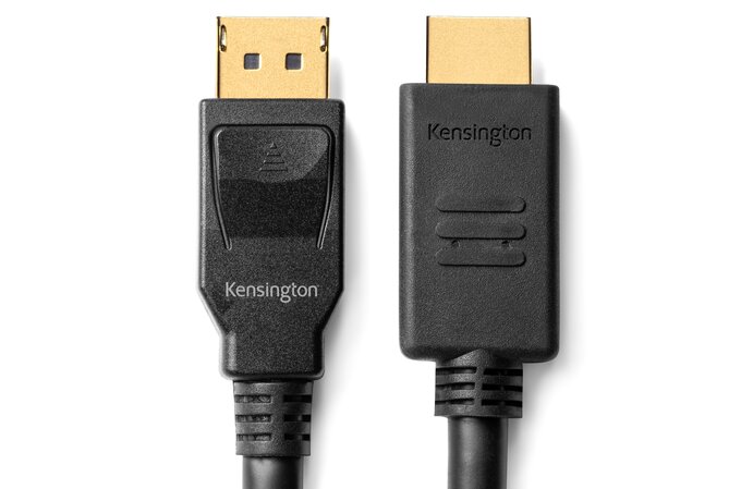 Kensington K33025WW DisplayPort 1.2 (M) to HDMI (M) passive unidirectional cable