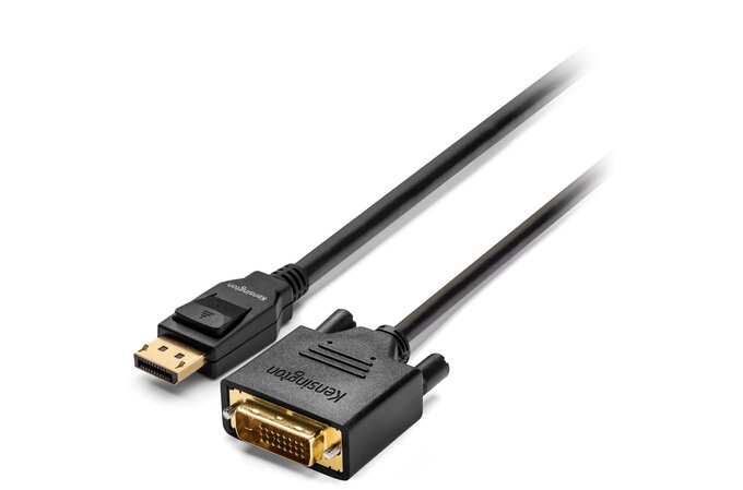 Kensington K33023WW DisplayPort 1.1 (M) to DVI-D (M) passive unidirectional cable