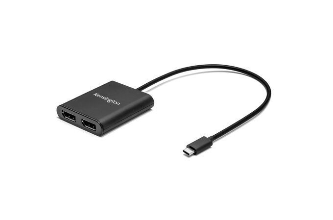 Kensington K38280WW USB-C to Dual DisplayPort 1.2 Video Adapter