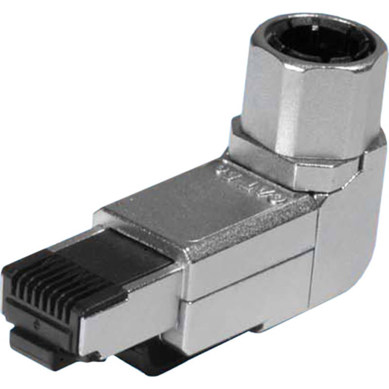 Excel Cat6A Screened Angled Field Installation Plug (6Pk)