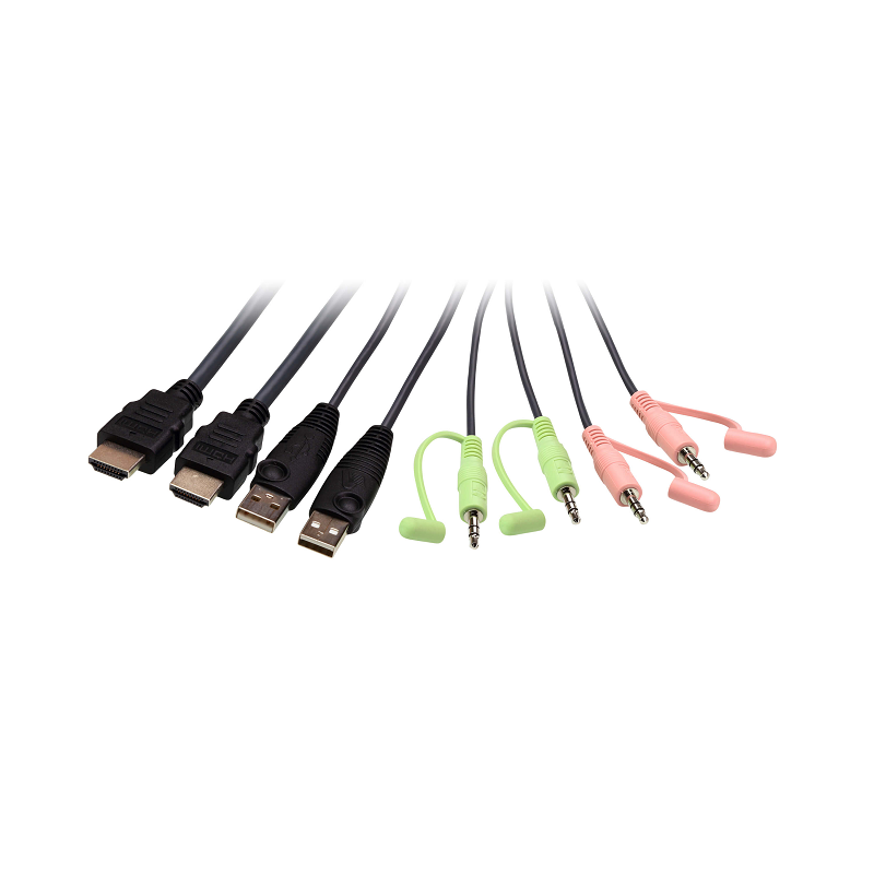 Aten CS22H 2 Port HDMI Cable KVM Switch With Remote Port Selector