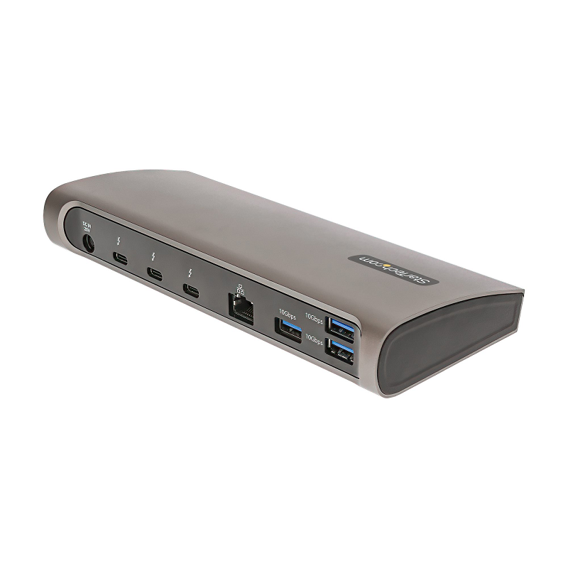 StarTech Thunderbolt 4 Docking Station for Windows or TB3 MacBook, 0.8m Cable