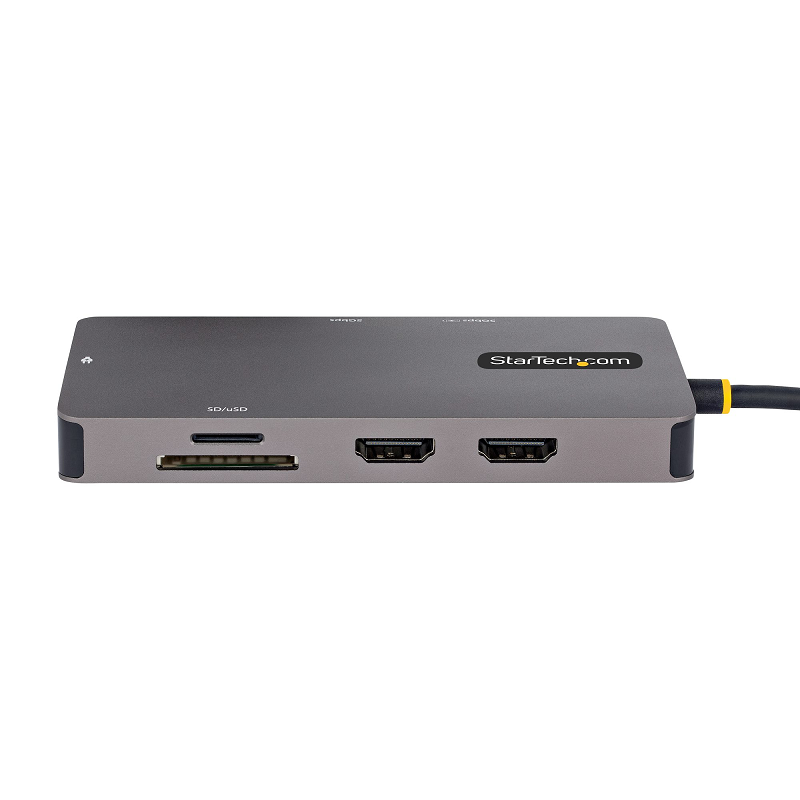 StarTech USB-C Multiport Adapter Dual HDMI 4K Video 60Hz 2 Port 5Gbps USB-A Hub