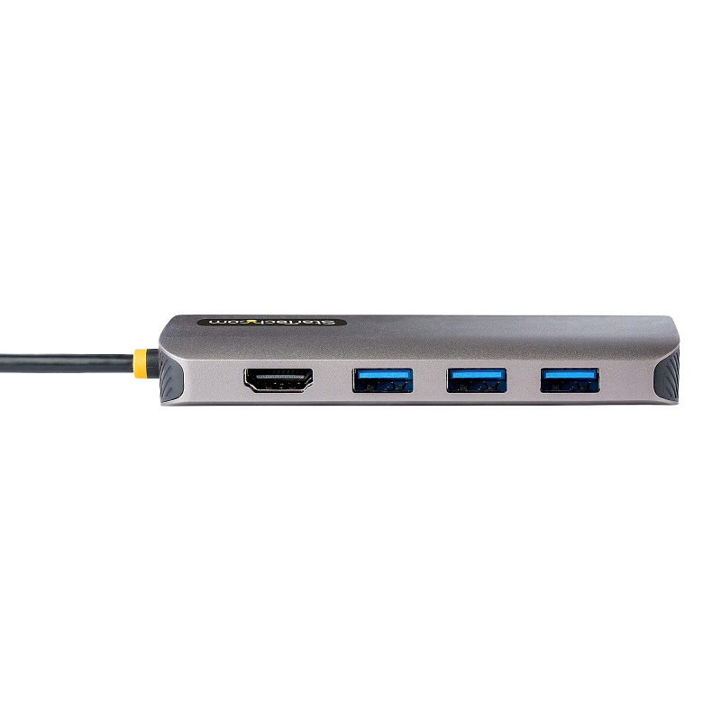 StarTech USB-C Multiport Adapter HDMI 4K Video 60Hz 3 Port 5Gbps USB-A Hub