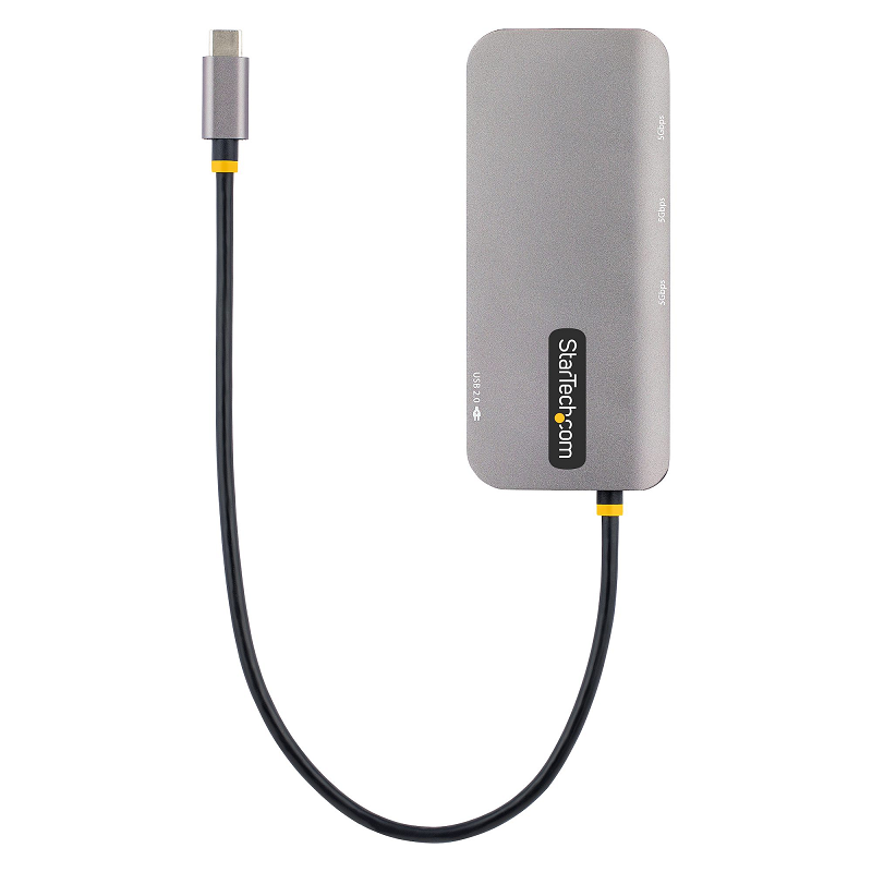 StarTech USB-C Multiport Adapter HDMI 4K Video 60Hz 3 Port 5Gbps USB Hub