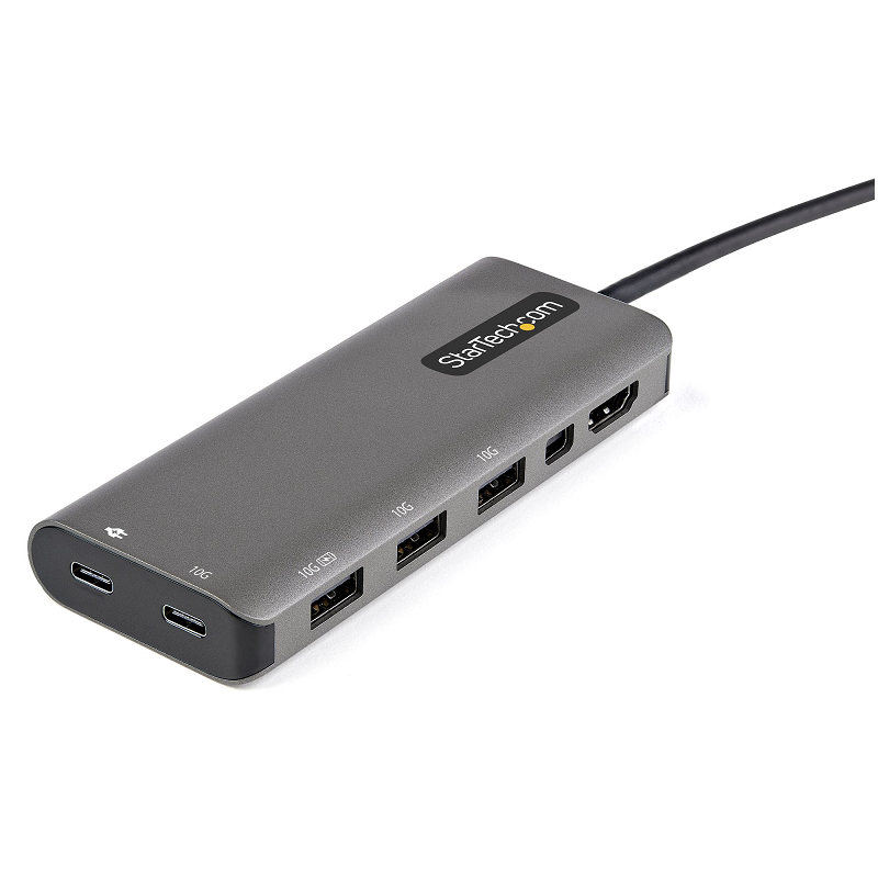 StarTech USB-C Multiport Adapter - USB-C to HDMI or Mini DisplayPort 4K 60Hz