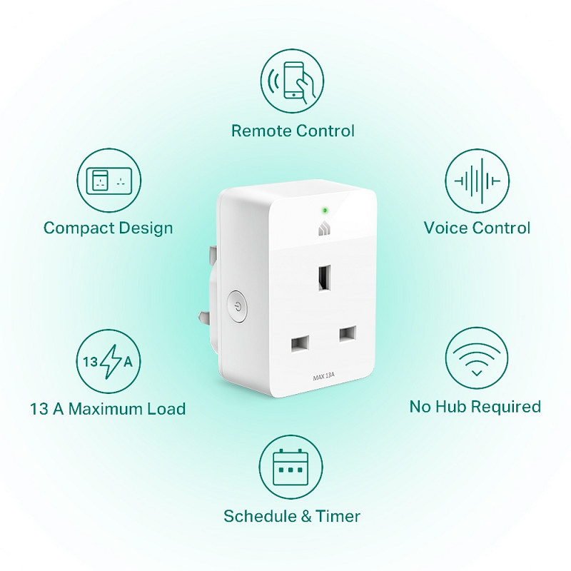 TP-Link KP105P3 Kasa Smart Wi-Fi Plug Slim (3-Pack)