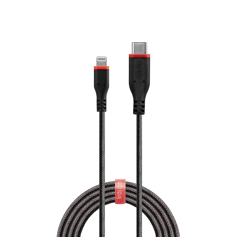 Lindy Reinforced USB Type C to Lightning Cable