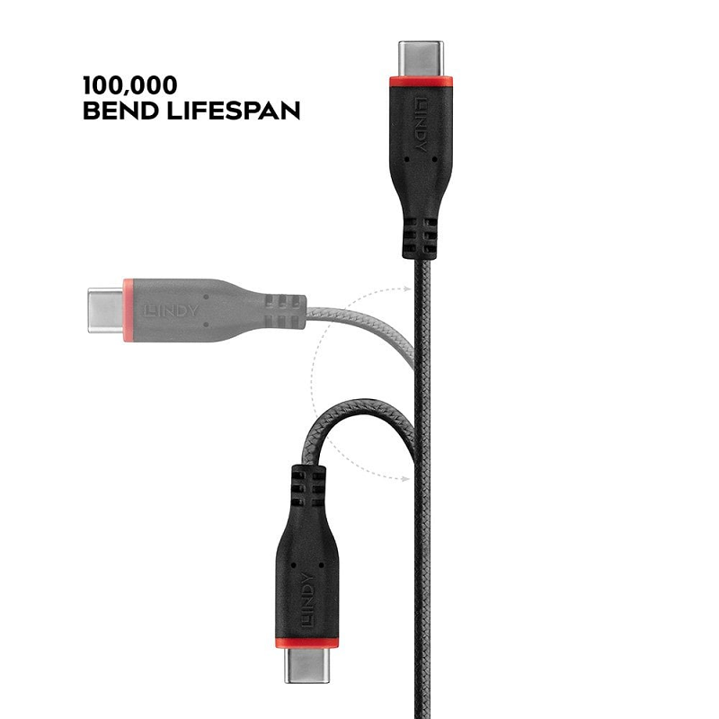 Lindy Reinforced USB Type C to Lightning Cable