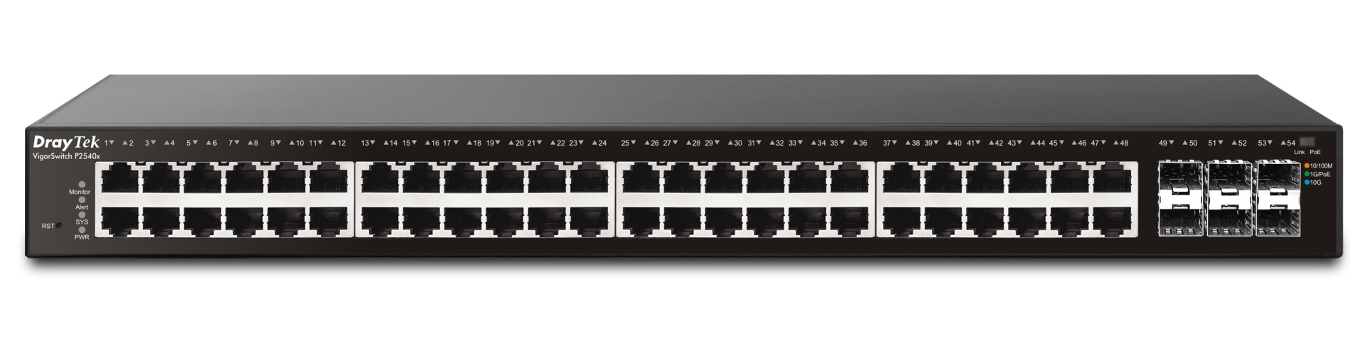 DrayTek VSP2540XS-K 54-port PoE+ Gigabit L2+ Managed Switch