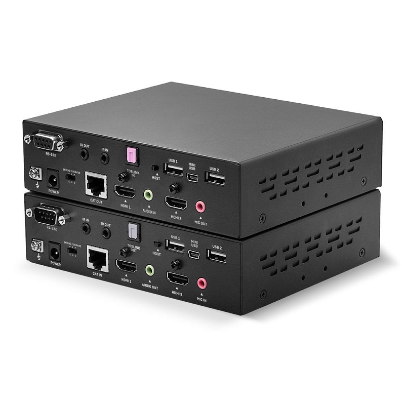 Lindy 39374 100m Cat6 Dual Head HDMI, USB & RS-232 Extender