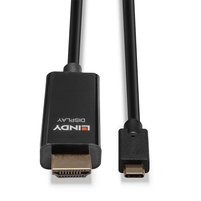Lindy 43315 5m USB Type C to HDMI 4K60 Adapter Cable with HDR