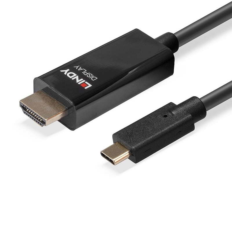 Lindy 43315 5m USB Type C to HDMI 4K60 Adapter Cable with HDR