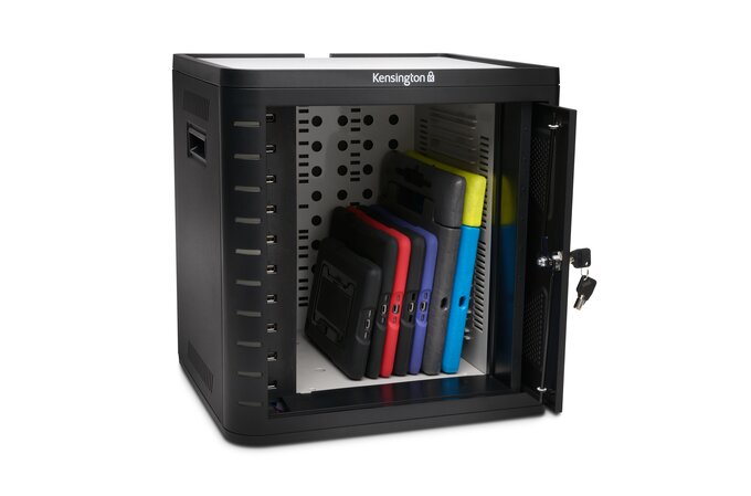 Kensington K67862EU Charge + Sync Cabinet, Universal Tablet - Black