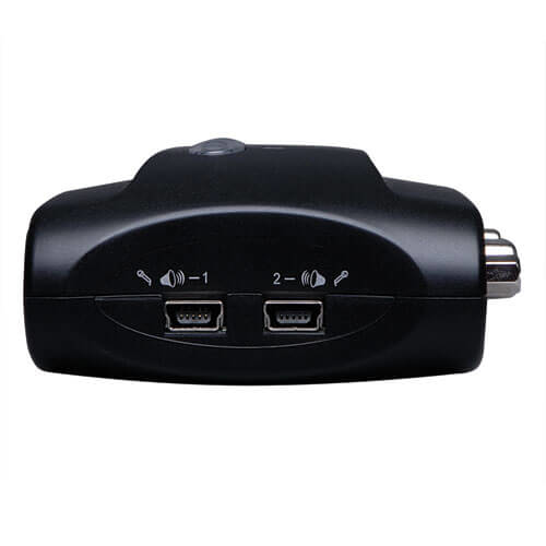 Eaton B004-VUA2-K-R 2-Port Compact USB KVM Switch with Audio and Cable