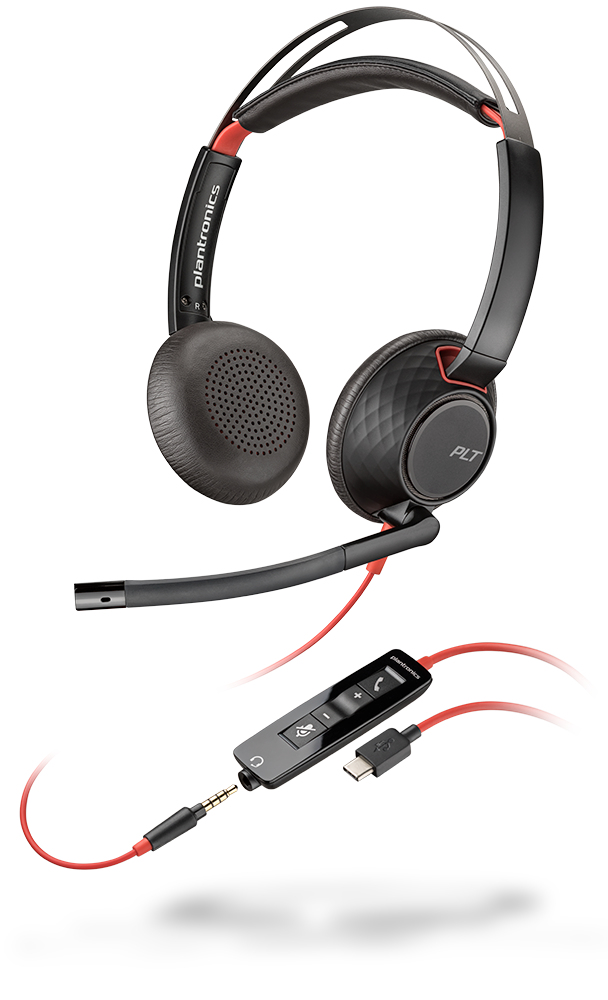 Poly 207586-201 Blackwire 5220 Headset, Stereo, USB-C