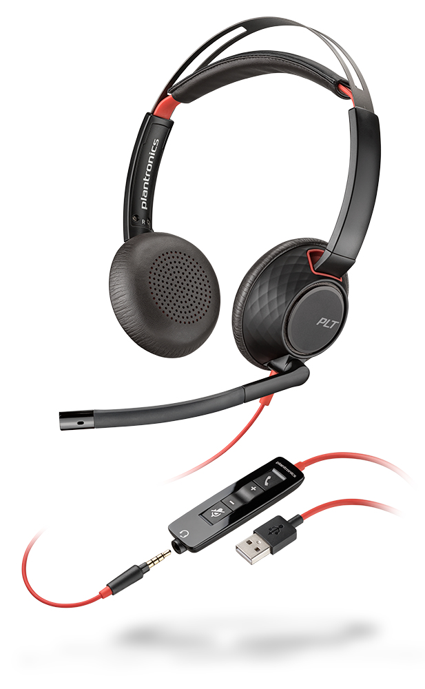 Poly 207576-201 Blackwire 5220 Headset, Stereo, USB-A